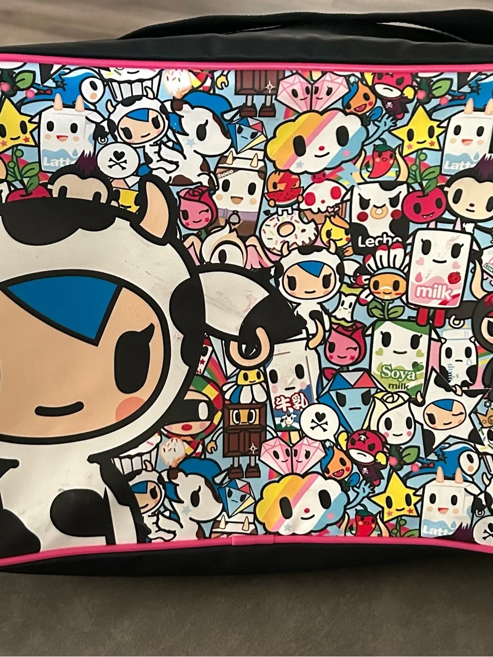 Tokidoki Crossbody Messenger Bag - Colorful Character Print